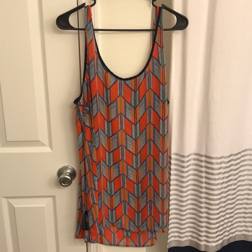 Tribal print tank top